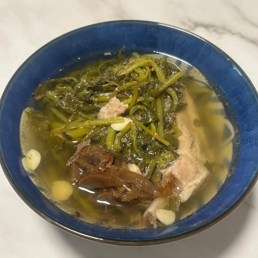 Watercress, dried duck gizzard and pork Soup